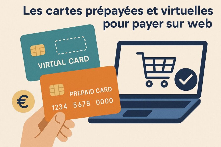Les cartes prépayées et virtuelles pour payer sur le web