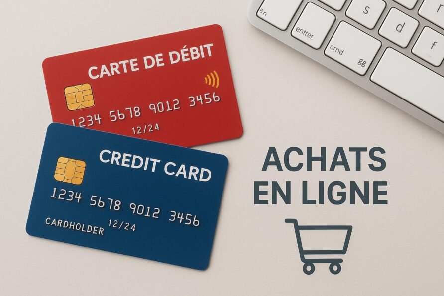Cartes de débit ou de crédit pour les achats en ligne ?